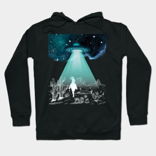 Cowgirl Alien Abduction Hoodie